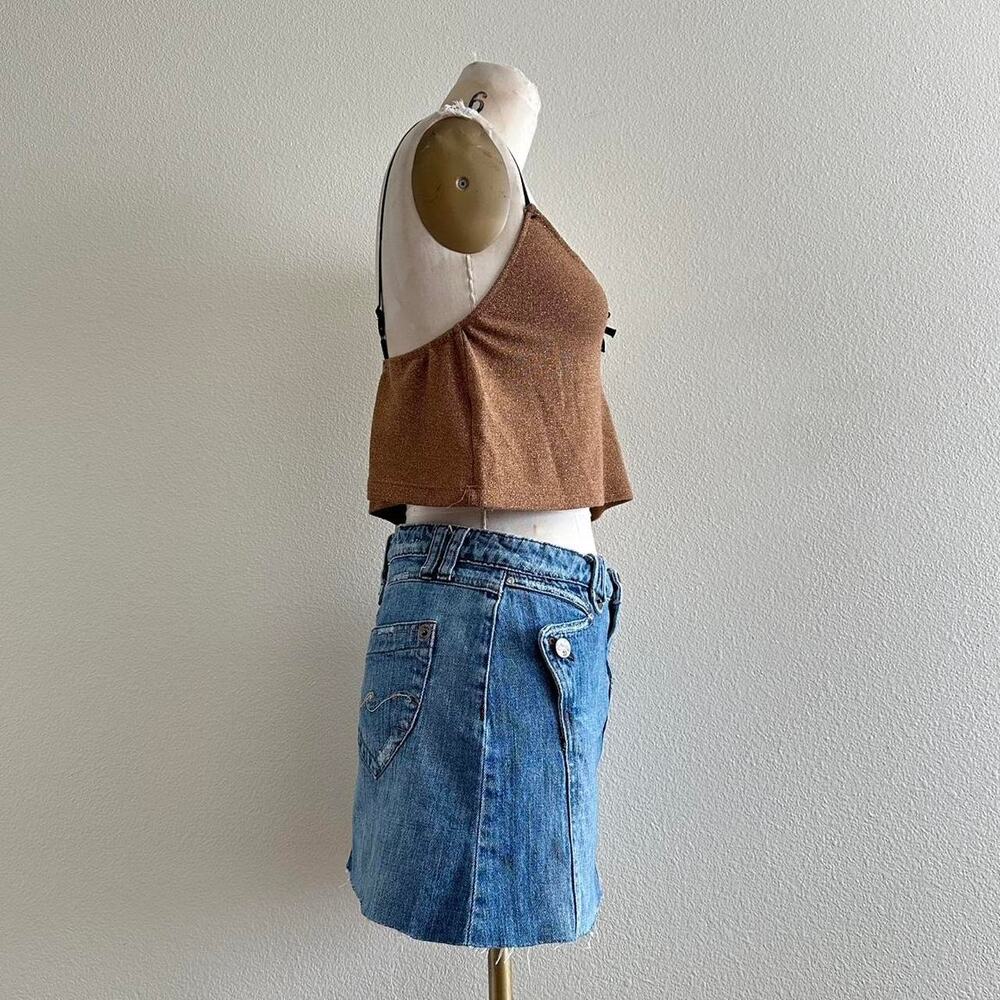 Handmade brown black gold camisole - Picture 2 of 8